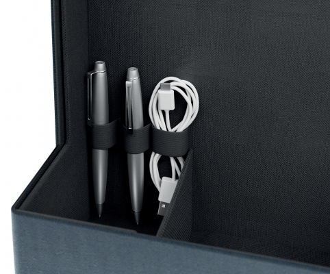 Cutie portabila cu organizator Leitz, material textil, cu maner, negru